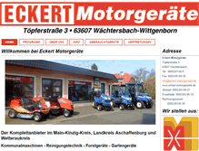 Tablet Screenshot of eckert-motorgeraete.de